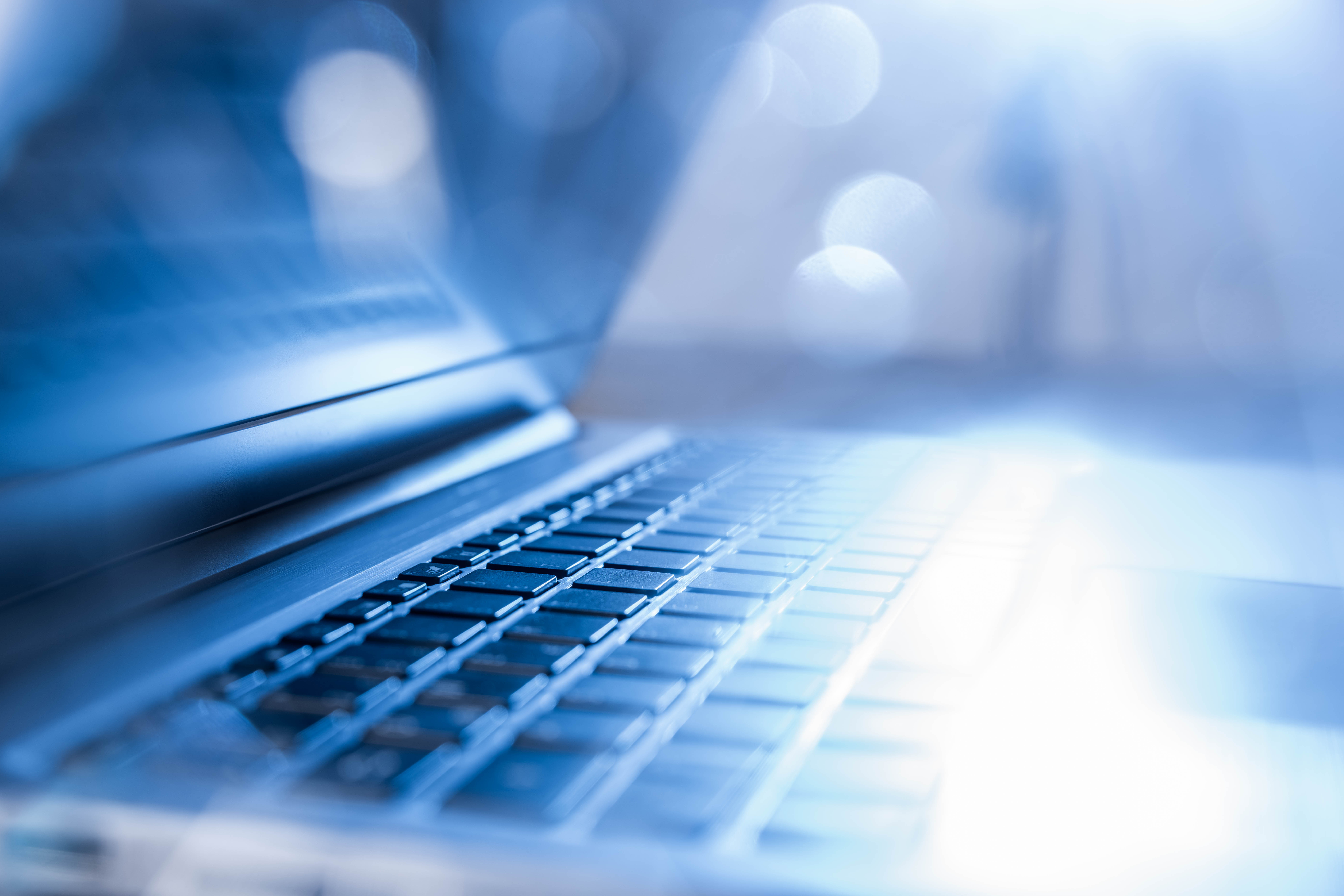 Tastatur eines Laptops