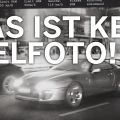Aufnahme einer Geschwindigkeitsmessanlage mit der Aufschrift Dies ist kein Zielfoto