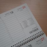 Kalenderblatt Oktober