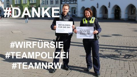 #stayathome Polizei Warendorf