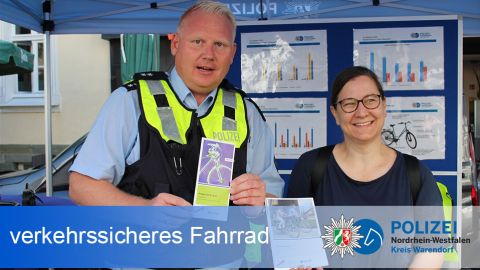 POK Wellmann und Esther Luppe vom SkF Oelde