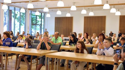 Begrüßung der Ferienfreizeit im LAFP NRW in Selm.