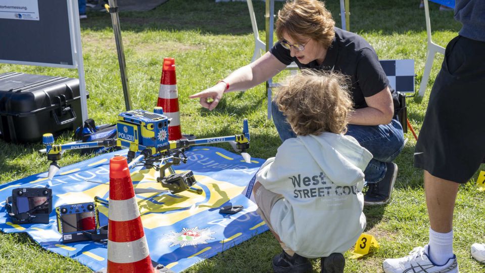 Tatortarbeit mit Hilfe von Drohnen