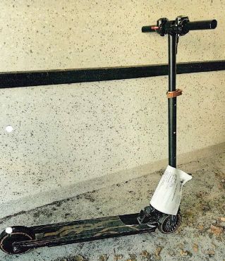 Sichergestellter Kinder-E-Roller 